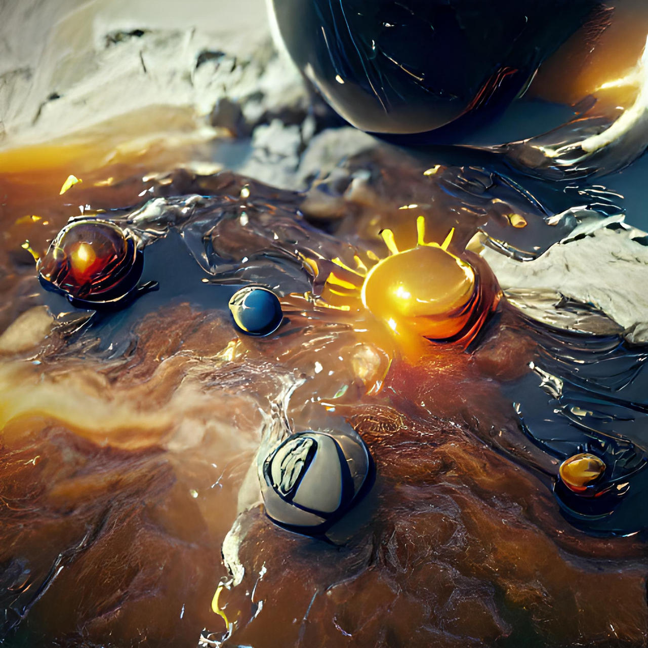 Liquid Solar System1 by solar-wind on DeviantArt
