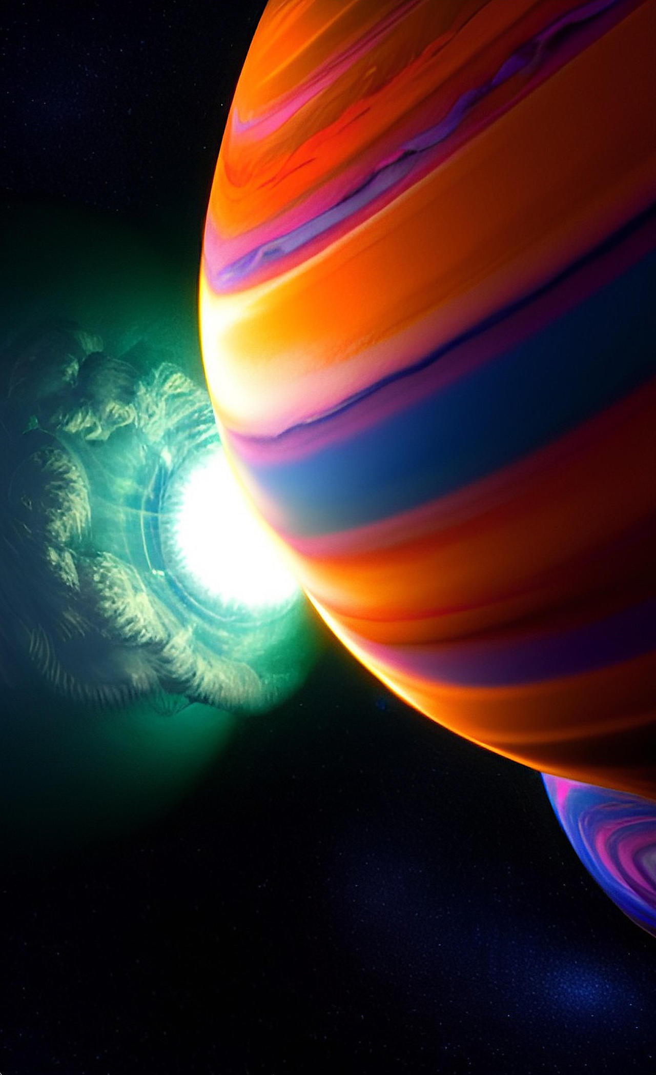 Colorful planets by solar-wind on DeviantArt