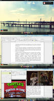 Arch Linux: Desktop Screenshot - 25/04/12