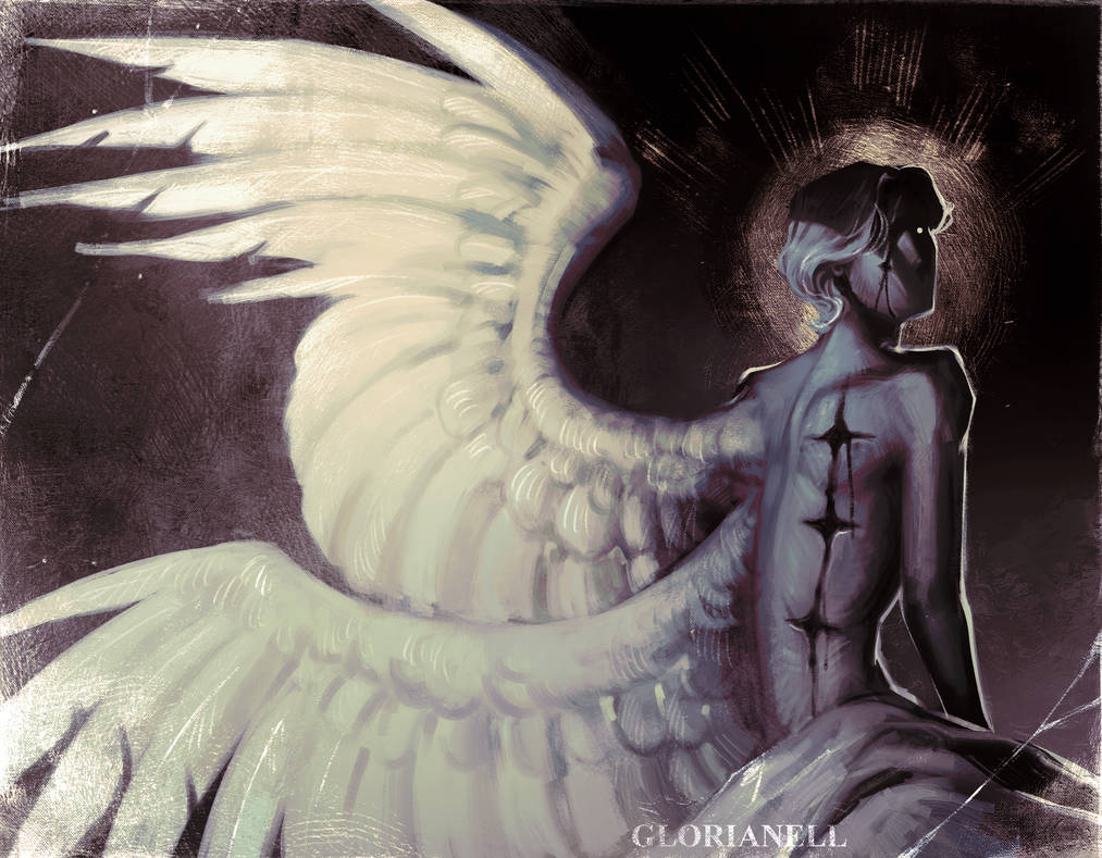 Fallen Angel Rear View Fallen Angel by Glorianell on DeviantArt