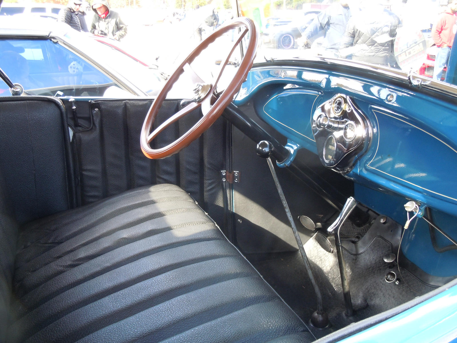 1928 Ford Model A Convertible Interior