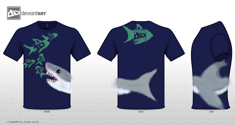 Shark Attack Logo T-Shirt