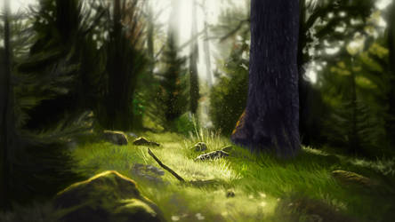 Forest Speed Painting