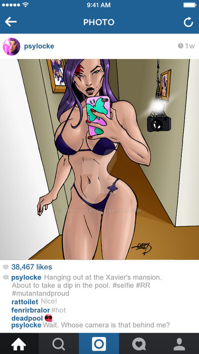 Psylocke Instagram 2016