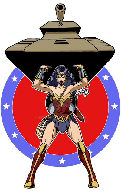 Wonder Woman Lifting Tanks 2017 COLORED