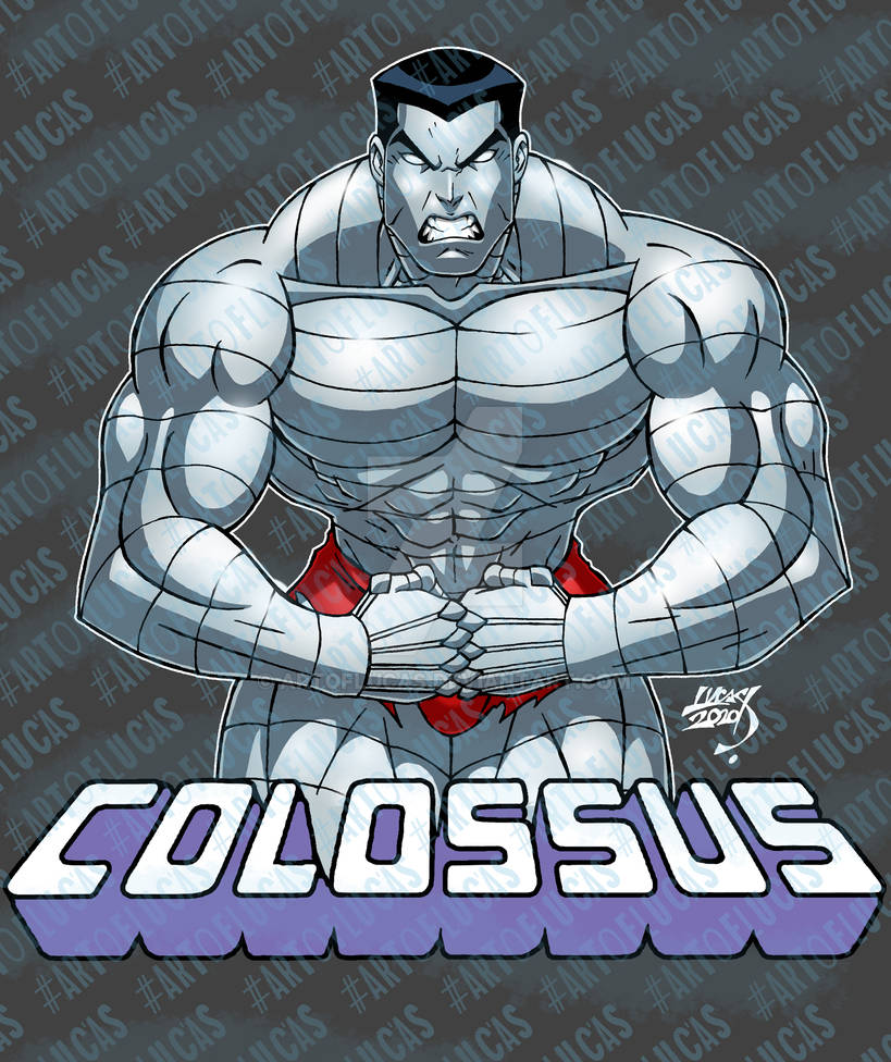 Colossus with logo 2020 8-6 COLORED wm by artoflucas on DeviantArt