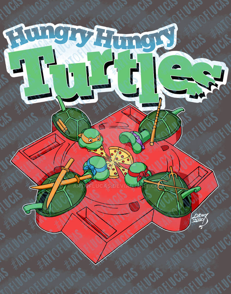 Hungry Hungry Turtles 2020 8-6 RIPT wm by artoflucas on DeviantArt