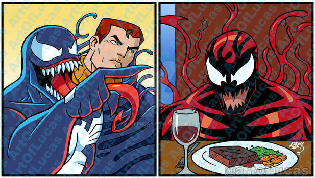 Venom and Carnage Yelling Symbiotes 2021 5-13 COLO