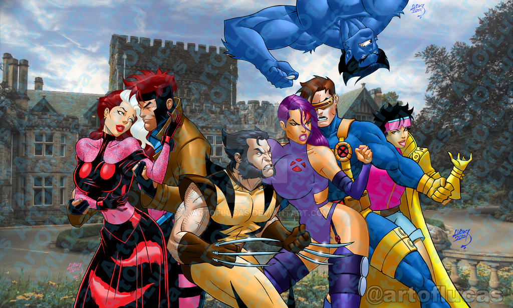 Psylocke and the X-Men 2022 COLORED wm by artoflucas on DeviantArt Psylocke and the X-Men 2022 COLORED wm by artoflucas on DeviantArt