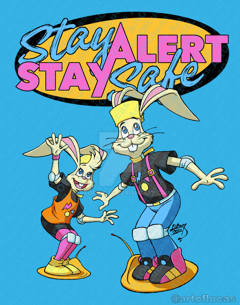 Stay Alert Stay Safe Bert and Gert 2022 6-28 wm by artoflucas on DeviantArt
