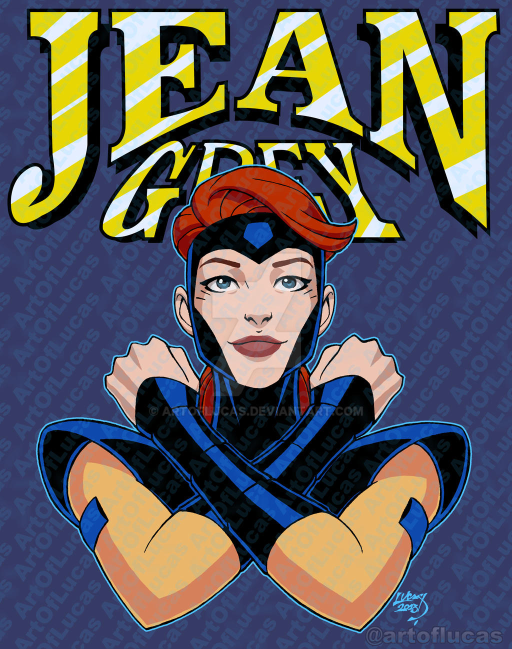 Jean Grey The Rapper Jean Grey X-Men 97 2023 12-18 COLORED wm by artoflucas on DeviantArt