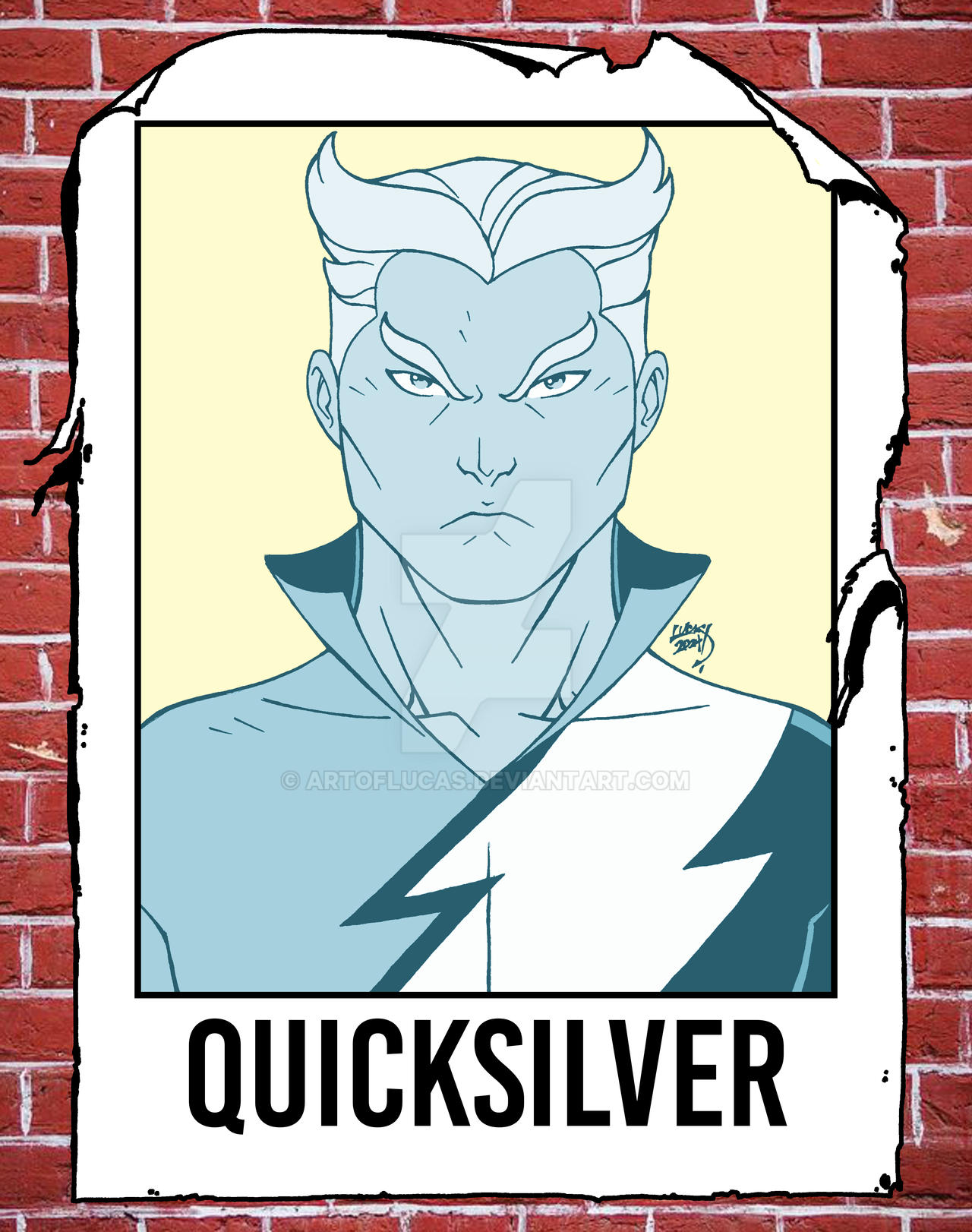 Quicksilver Inktober 2024 10-18 poster by artoflucas on DeviantArt