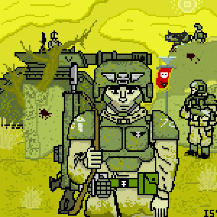 Pixle guard by thatguyskullhead on DeviantArt