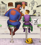 Rockwell Spiderman by lukeradl