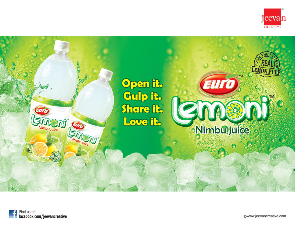 Euro Lemoni Nimbu Juice by jeevancreative