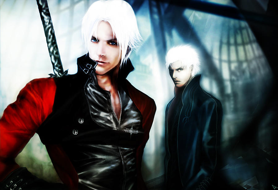 Данте спарды. Vergil DMC 2. Данте Спарда DMC. Вергилий Devil May Cry. Данте и Вергилий DMC 2.