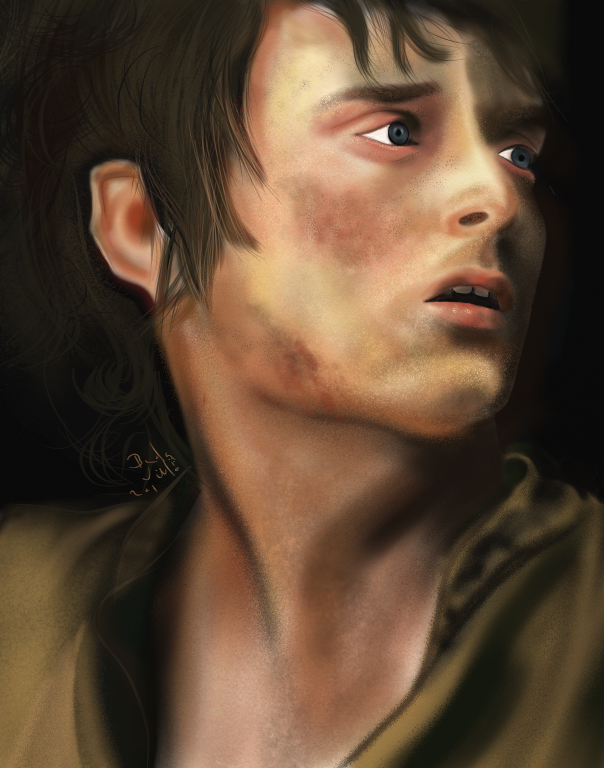 Frodo Baggins Deviantart Frodo Baggins FanArt by VilloBuda on DeviantArt