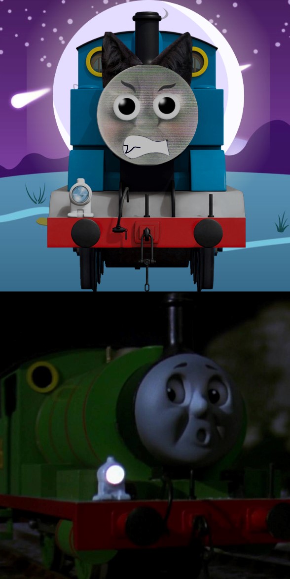Percy Scared Of Thomas The Were-Engine by 22Tjones on DeviantArt