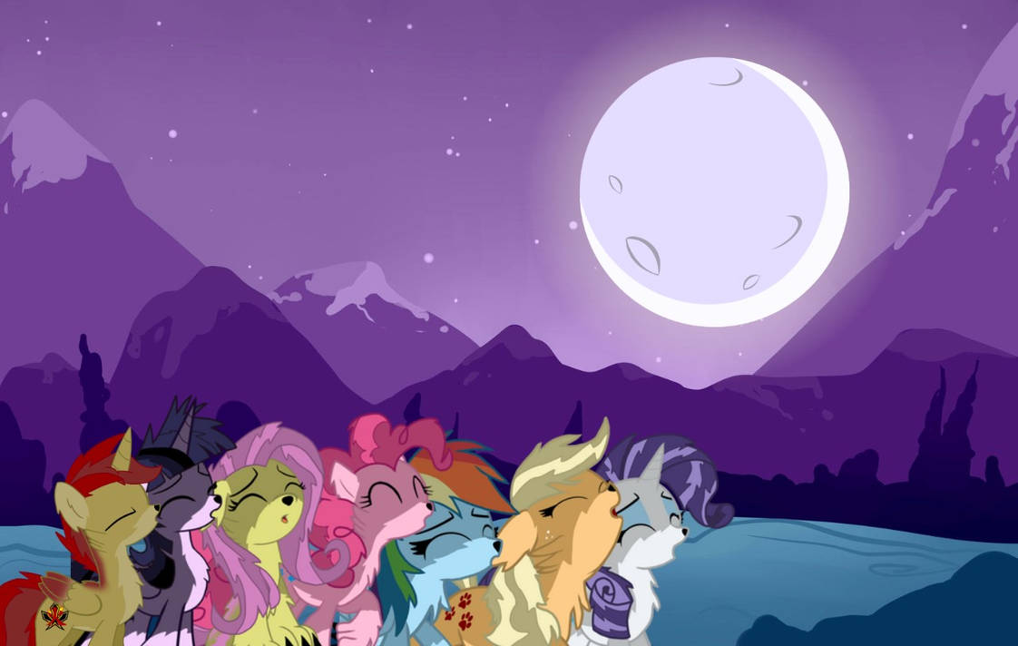 Werepony Me And Howling 6 Howling At The Moon by 22Tjones on DeviantArt