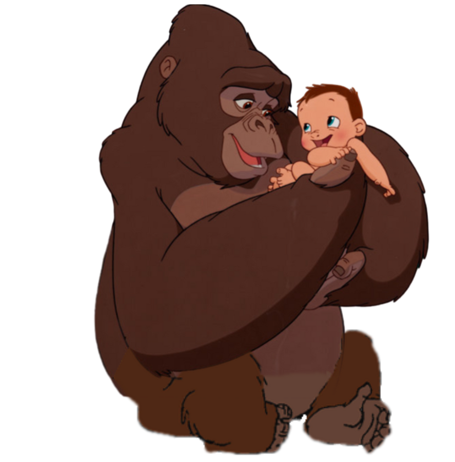 Tarzan And Kala Vector 3 by 22Tjones on DeviantArt Foto & Idee Foto zu Tarzan And Kala Vector 3 by 22Tjones on DeviantArt