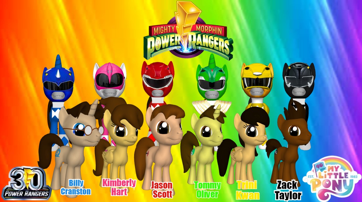 Mighty Morphin Power Rangers Ponies by 22Tjones on DeviantArt