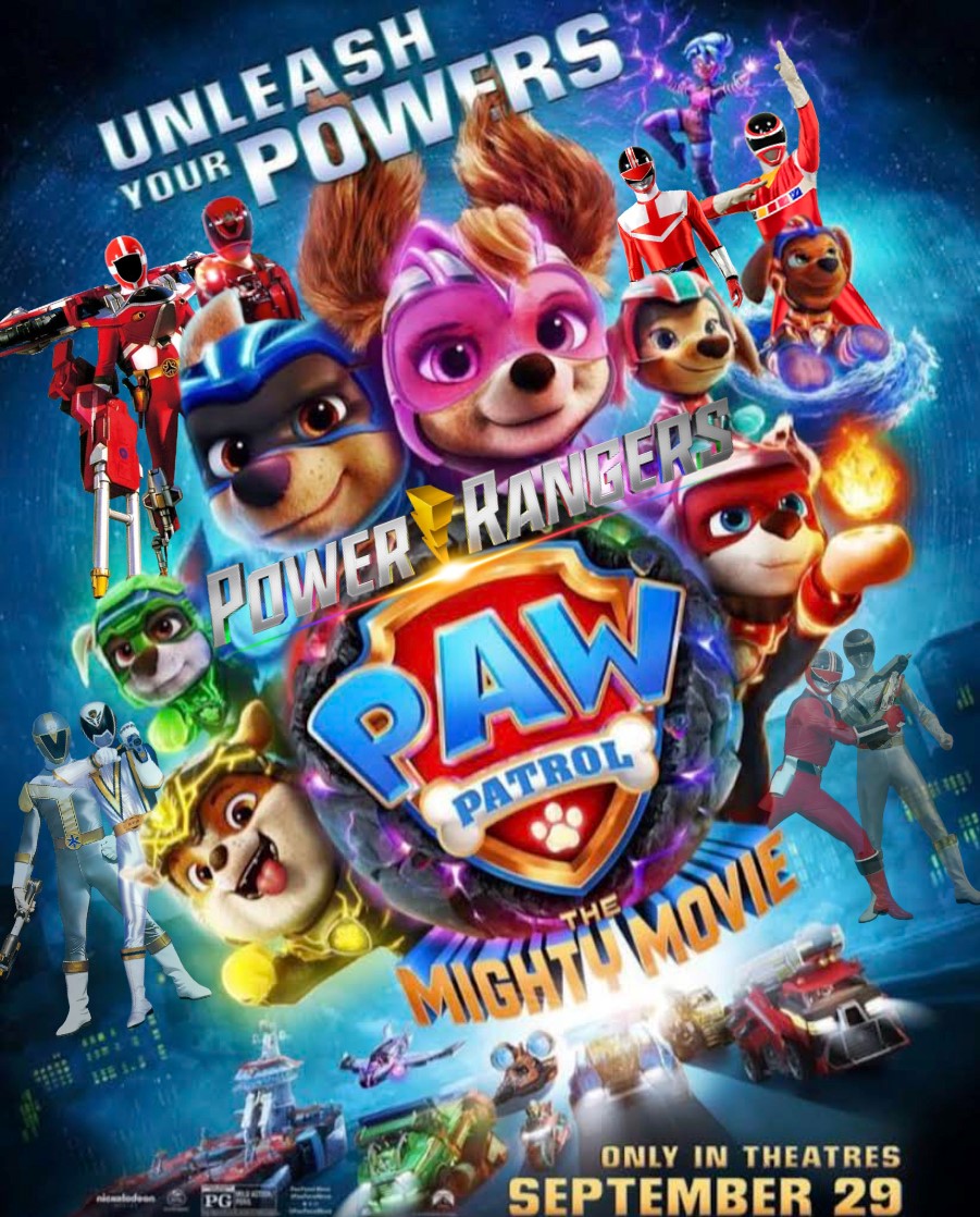 Power Rangers PAW Patrol The Mighty Movie Poster 2 by 22Tjones on ...