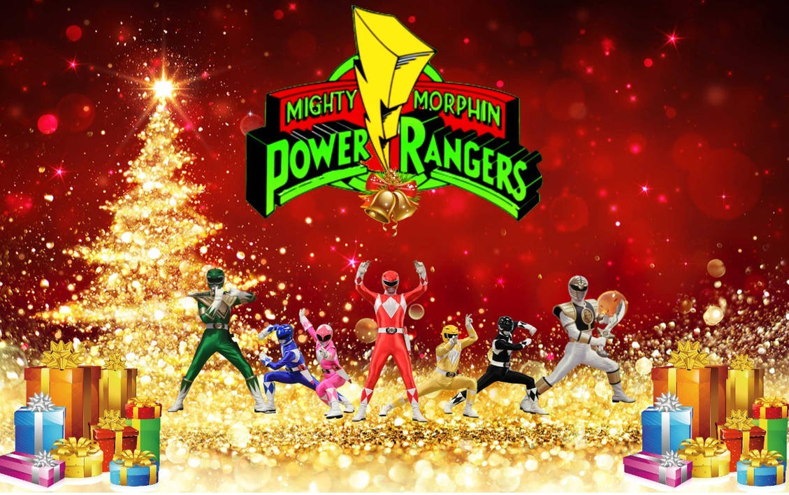 Mighty Morphin Power Rangers Christmas Wallpaper by 22Tjones on DeviantArt