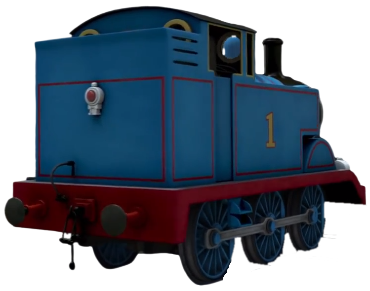 Thomas The Tank Engine (Back Side) Vector by 22Tjones on DeviantArt