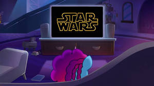 Misty Brightdawn Watching Star Wars