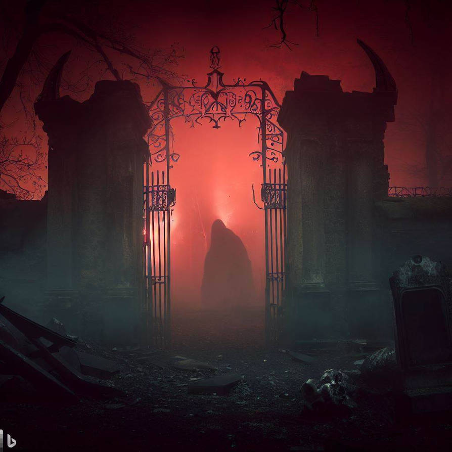 Cursed Gate Horror Gate by aiartandlove on DeviantArt