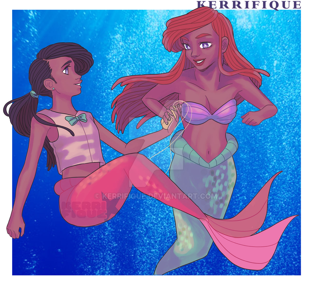 Ariel And Melody By Kerrifique On DeviantArt ariel-and-melody-by-kerrifique-on-deviantart
