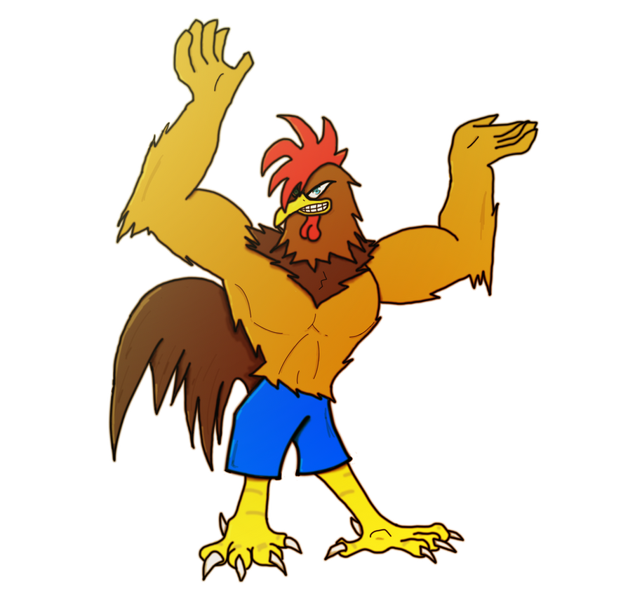 Muscle Rooster by SonicHaXD on DeviantArt