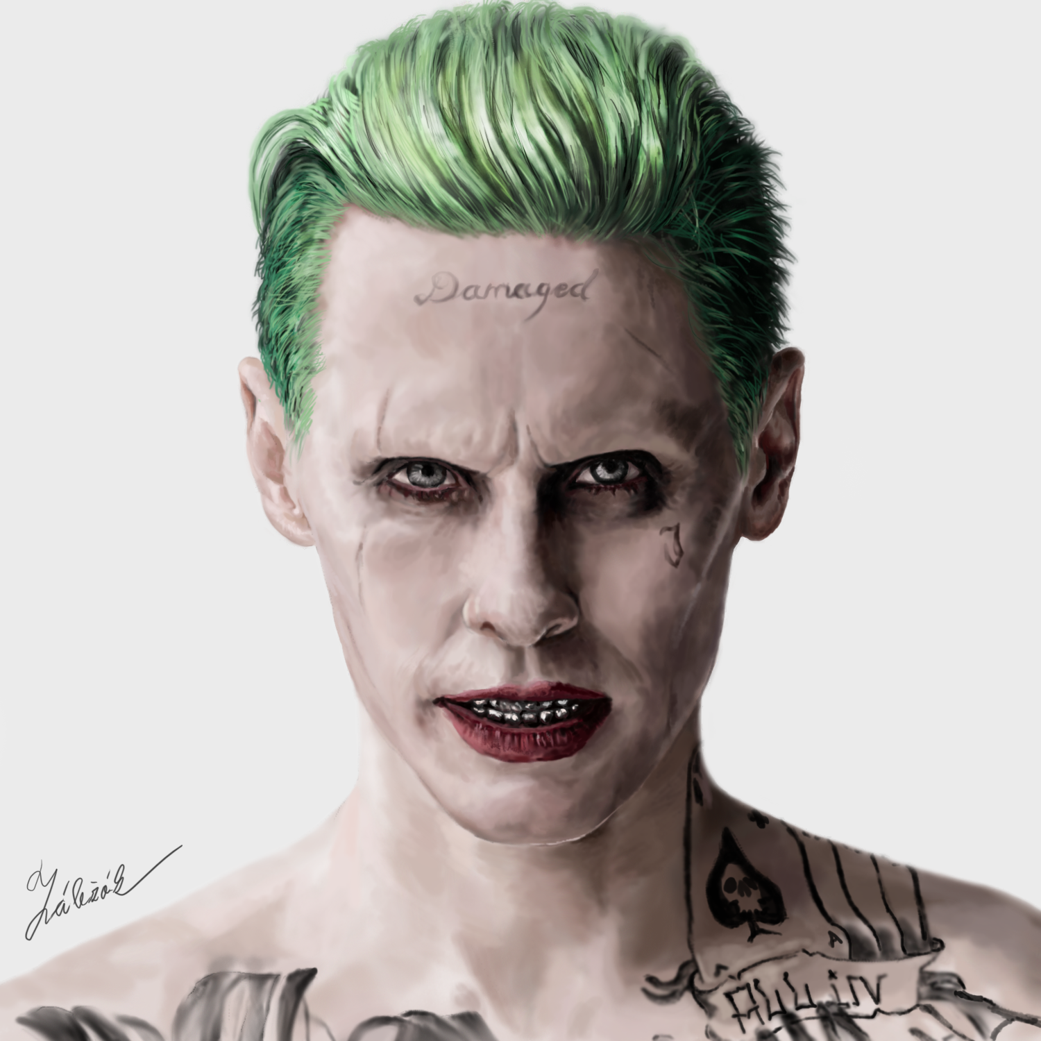 Joker - Suicide Squad - Jared Leto by ValentineZalezak on DeviantArt