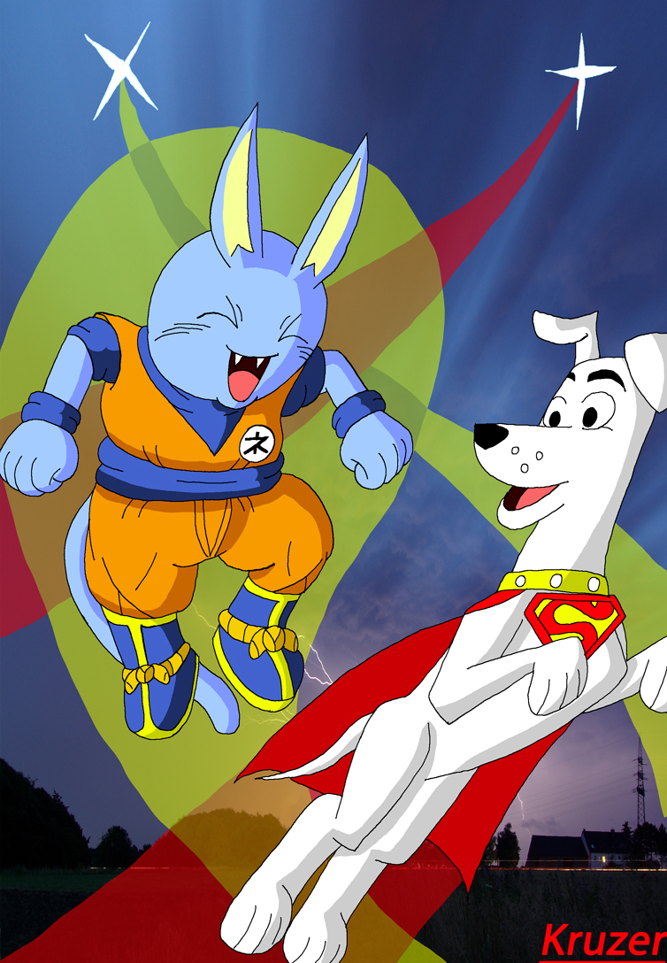 Krypto the Super Dog Vs. Neko Majin Z