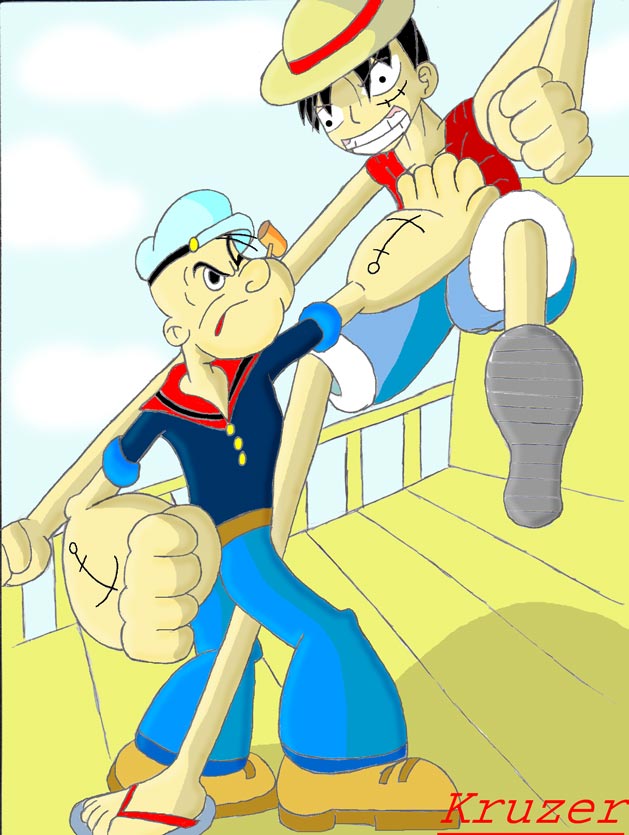 Popeye Vs. Luffy