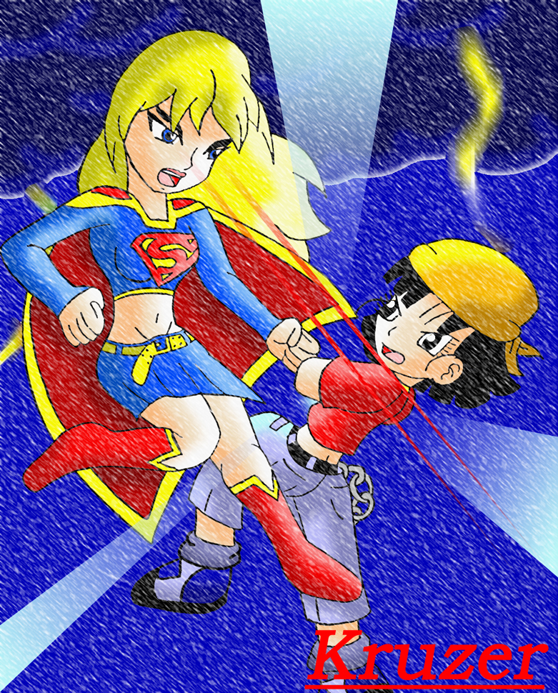 SuperGirl Vs. Pan