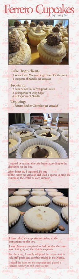 Ferrero Cupcakes