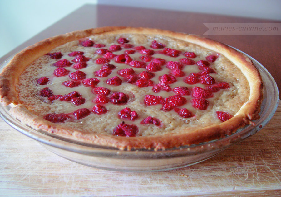 Raspberry Sugar Pie