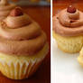 Nutella Stuffed Vanilla Bean Cupcakes 2