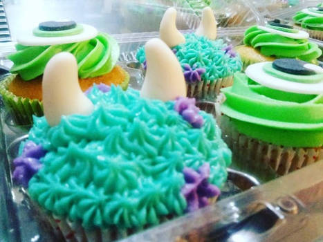 Monsters Inc's cupcakes.