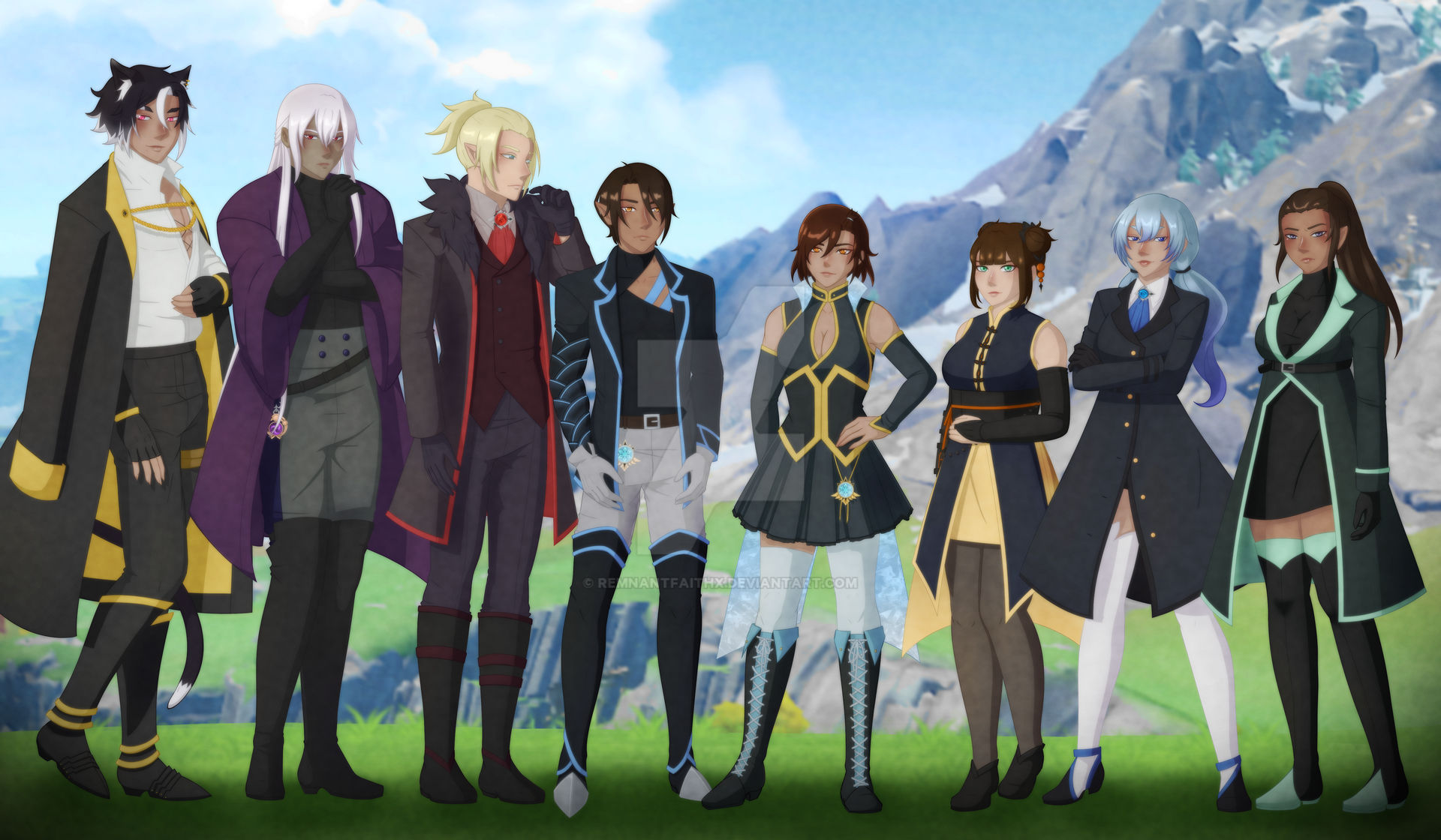 Genshin Impact ocs by RemnantFaithx on DeviantArt