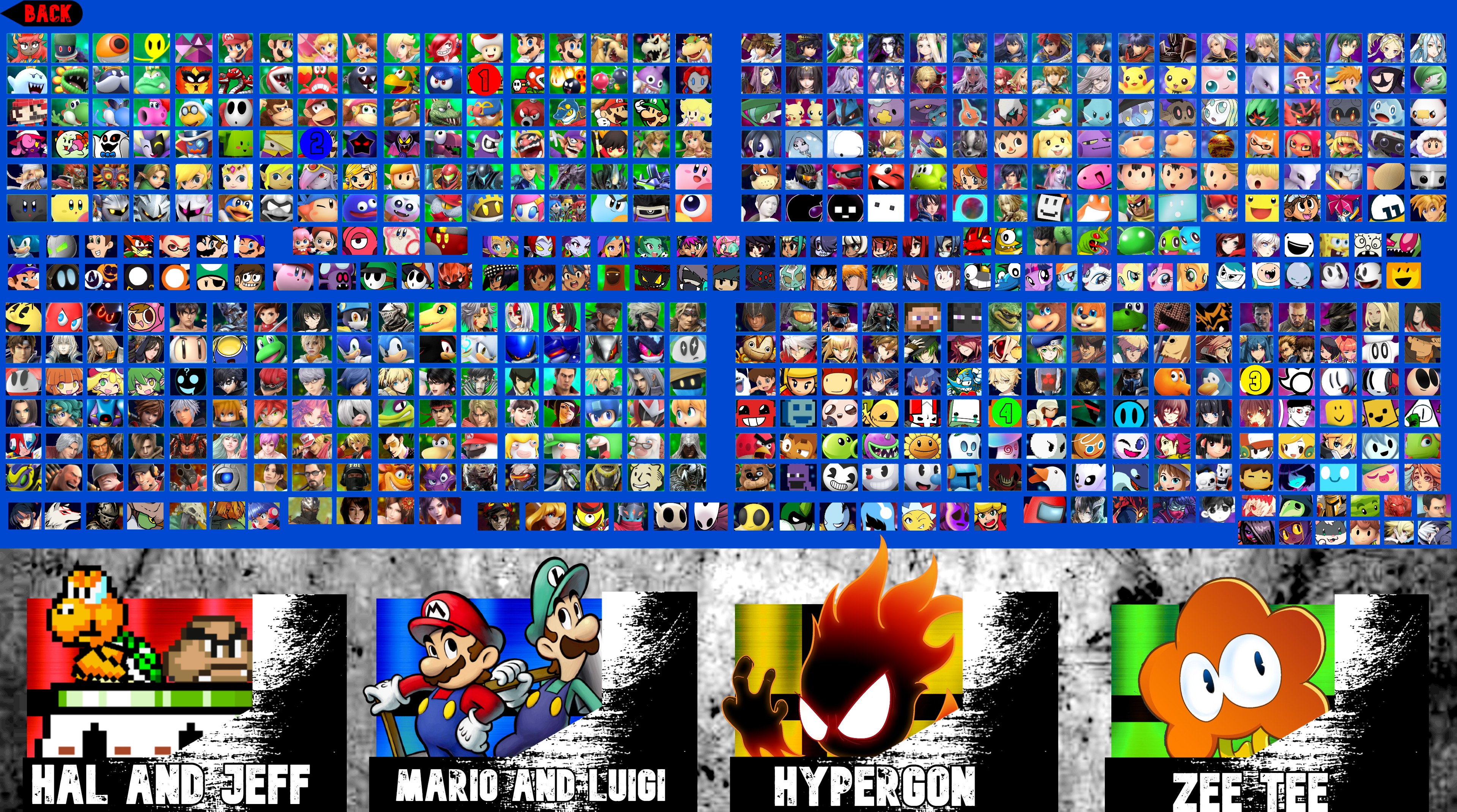Complete Smash Roster Full Smash Roster (Old) by kjbo8 on DeviantArt