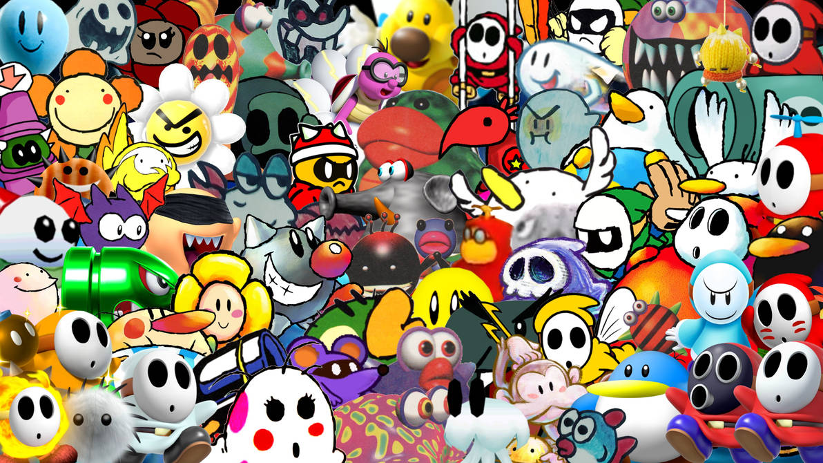 Yoshi's Island Enemies by kjbo8 on DeviantArt