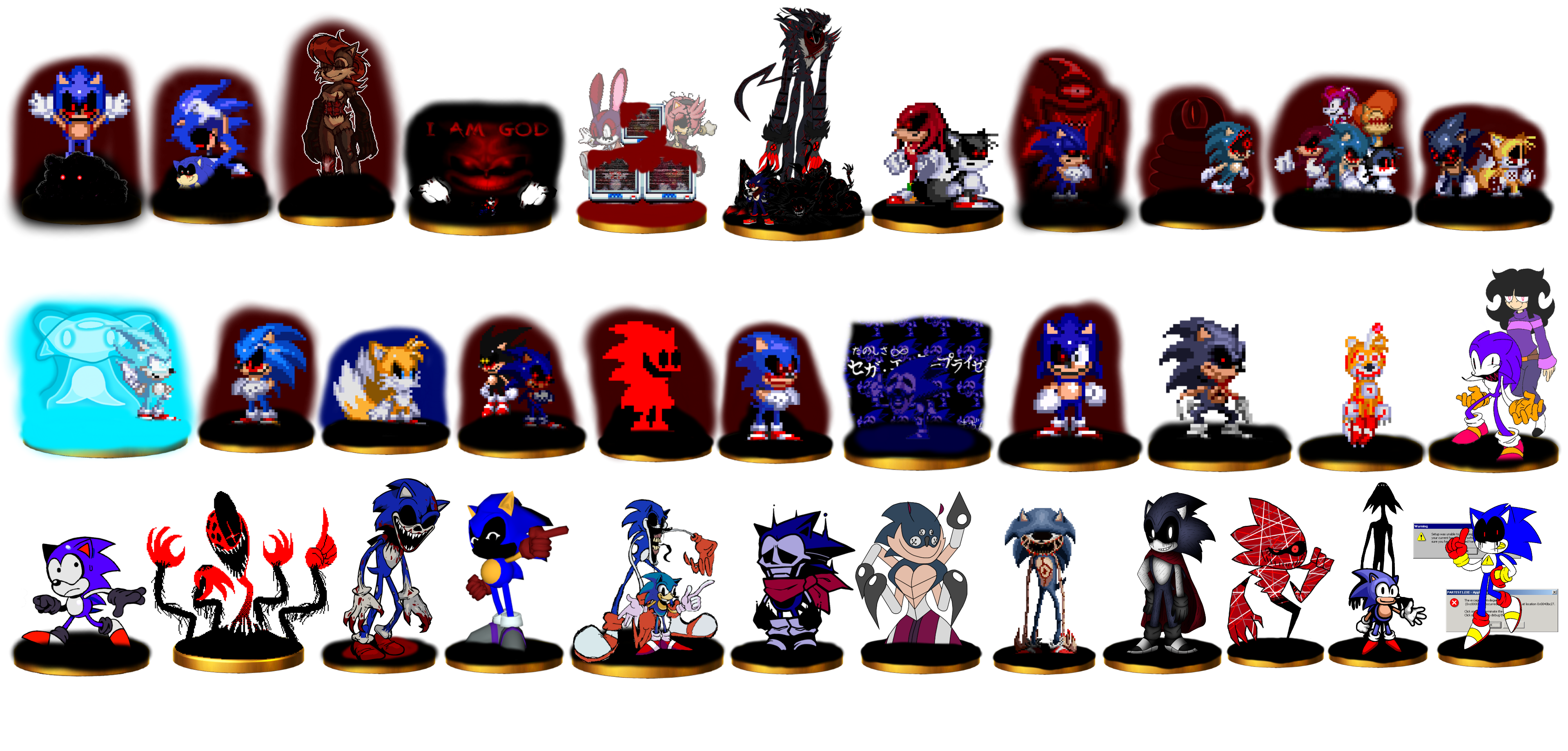 Sonic.exe Trophies by kjbo8 on DeviantArt