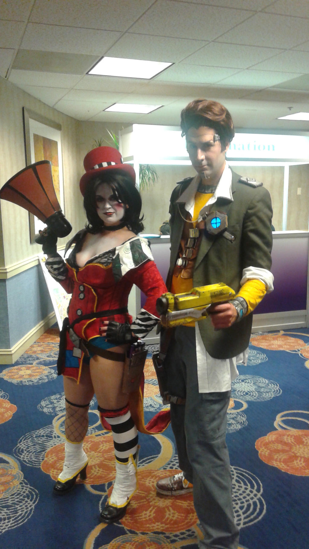 Handsome Jack and Moxxi Cosplay