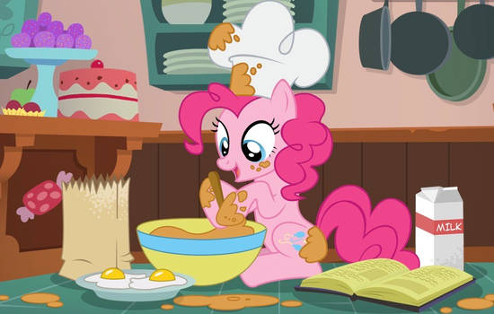 Baking with Pinkie Pie