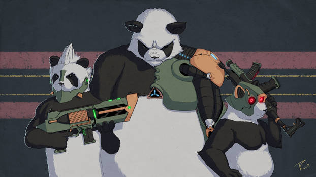 Cyborg Panda Squad