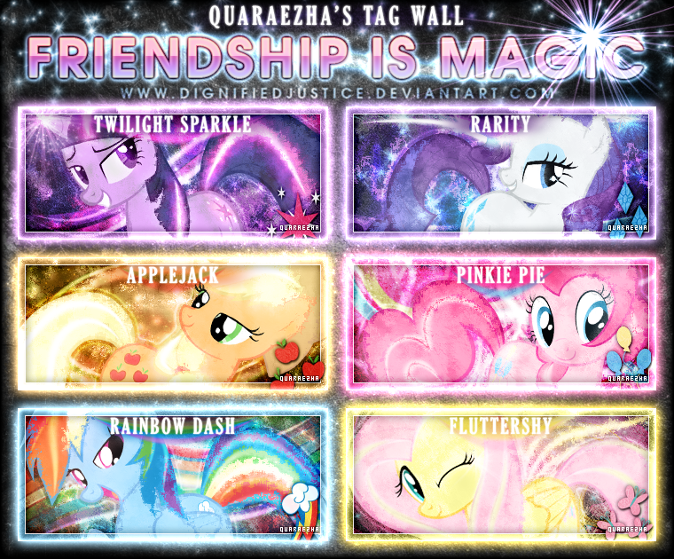 Friendship is Magic Tag Wall