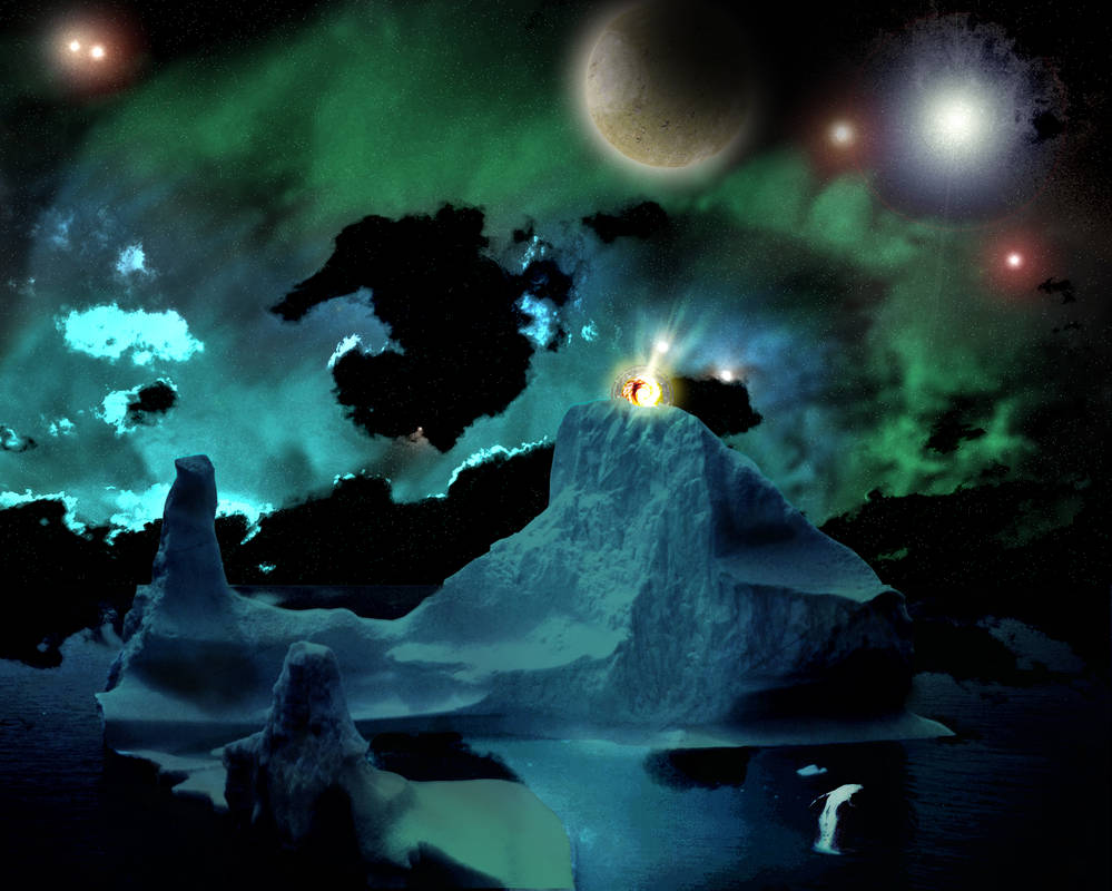 Space Wave at the pole by B-In-F