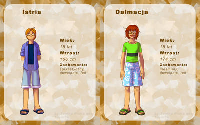 [APH] Istria and Dalmatia OC cards